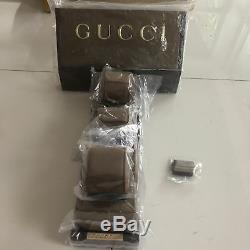 NEW GUCCI Retail Store Display Vertical Counter Prop Wooden SPELL OUT Sign