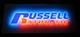 NEW Russell Athletic Lighted Store Display Sign 28 X 12 1/2 Bar Man Cave Gift