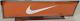 NIKE Swoosh Logo Retail Store Advertise Metal Chrome Display Orange Sign Fixture