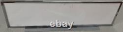 NIKE Swoosh Logo Retail Store Advertise Metal Chrome Display Orange Sign Fixture