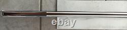 NIKE Swoosh Logo Retail Store Advertise Metal Chrome Display Orange Sign Fixture