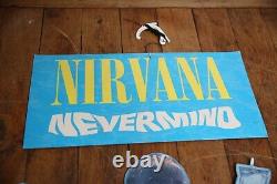 NIRVANA NEVERMIND Original 1991 Die Cut hanging mobile Store Display record sign