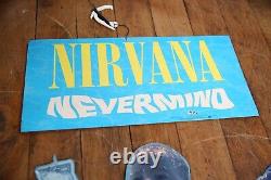 NIRVANA NEVERMIND Original 1991 Die Cut hanging mobile Store Display record sign