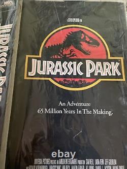 NOS Jurassic Park Hanging Display VHS Cover Box 1994 Blockbuster Standee