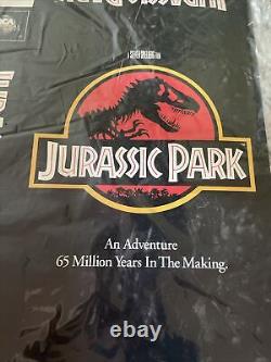 NOS Jurassic Park Hanging Display VHS Cover Box 1994 Blockbuster Standee