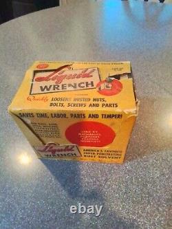 NOS Solder Seal Vintage Liquid Wrench Hardware Store Advertising Display 10 Cans