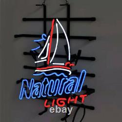 Natural Light Beer Neon Bar Signs Bar Pub Party Store Room Wall Display 19x15