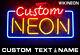 Neon Light Sign Custom Name Beer Bar Home Decor Open Store Lamp Display 13x8