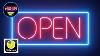 Neon Open Sign 10 Hours 4k