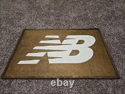 New Balance Shoe Brand Wood Advertising Display Sign 26X 17 Jamal Murray