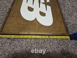 New Balance Shoe Brand Wood Advertising Display Sign 26X 17 Jamal Murray