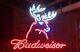 New Deer 17x14 Light Lamp Neon Sign Real Glass Store Display Artwork Gift Wall