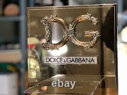 New Dolce & Gabbana Sunglasses/eyeglasses Gold Display, Stand. Authentic Italy