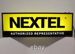 Nextel Authorized Representative Dealer, Retailer Store Display Lighted Sign 30