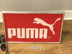 Nice Puma light up advertising sign, 15 X 23, Rare Sign