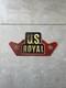 Nice Vintage US Royal Tire Store Display Sign 1940s
