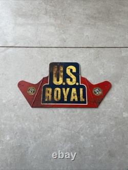 Nice Vintage US Royal Tire Store Display Sign 1940s
