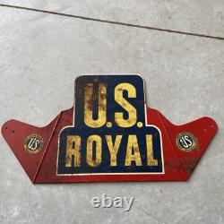 Nice Vintage US Royal Tire Store Display Sign 1940s