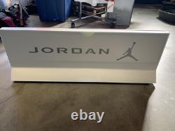 Nike Air Jordan Rare Store Display Sign White Silver Vntg 90s Y2K Rare Vintage