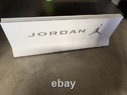 Nike Air Jordan Rare Store Display Sign White Silver Vntg 90s Y2K Rare Vintage