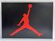 Nike Branded Metal Shoe Store Sign Display With Air Jordan Jumpman Insert