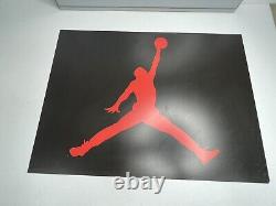 Nike Branded Metal Shoe Store Sign Display With Air Jordan Jumpman Insert