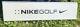 Nike Golf Store Display Metal Sign Advertising White Black Swoosh Logo Advertise