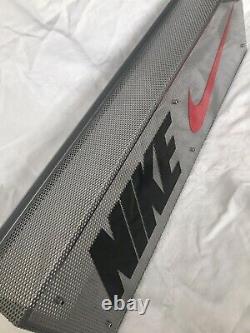 Nike In-Store Signage/Display/Advertisement -Steel And Clear Enamel 30x 8 x 4