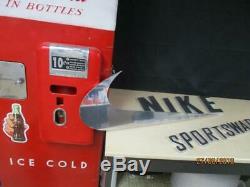 Nike Large 36 Swoosh Store Display Shoe Advtg Sign with NIKE SPORTSWEAR LETTERS