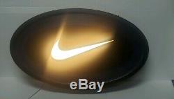 Nike Logo Sign 24 Oval Lights Up Back Light Display Store Swoosh Advertising