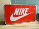 Nike Logo Sign Light Box Light Display Store Swoosh Advertising Red Double