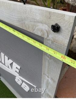 Nike Sb Sample Dunk Promo Store Display Promotional Display Wooden Sign