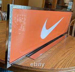 Nike Store Display sign Large Vtg Vintage Y2k 2000s Metal Advertisement