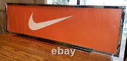 Nike Store Display sign Large Vtg Vintage Y2k 2000s Metal Advertisement