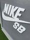 Nike Swoosh SB Dunks Shoes Heavy Large Store Display Sign Wood Plastic Shoe