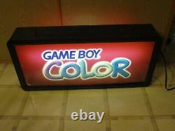 Nintendo 64 N64 / Game Boy Color System Promotional Store Display Light Up Sign