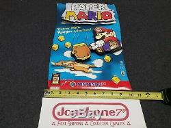 Nintendo 64 N64 PAPER MARIO Store Display Counter Standee Sign 3D Promo RARE