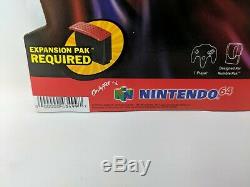 Nintendo 64 N64 Zelda Majora's Mask Store Display Sign Standee Promo VTG