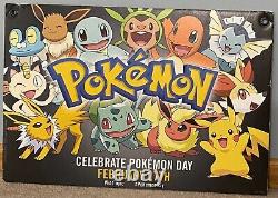 Nintendo Celebrate Pokemon Day Hot Topic Display Store Sign 24x16 RARE 2016