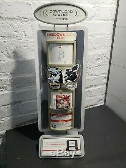 Nintendo Collectible Pokemon Store Display Sign Promo Download Station