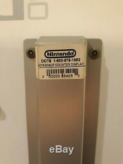 Nintendo DS Retail Store Display Kiosk NDS Electric Blue Sign
