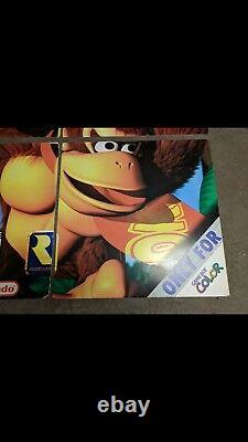 Nintendo Donkey Kong Country Store Sign PROMO Display GIANT POSTER