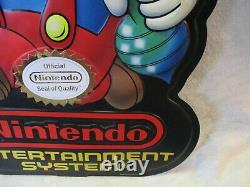 Nintendo Entertainment System Mario 2 1989 Vintage Store Sign 80's Rare Display