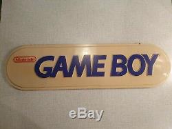 Nintendo GAMEBOY Game Boy Sign Store Display Advertisement