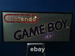 Nintendo Game Boy Fiber Optic Sign Store Display VGA Wata kiosk pokemon promo