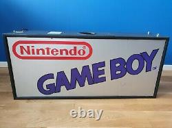 Nintendo Game Boy Fiber Optic Sign Store Display VGA Wata kiosk pokemon promo