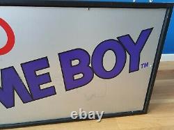 Nintendo Game Boy Fiber Optic Sign Store Display VGA Wata kiosk pokemon promo