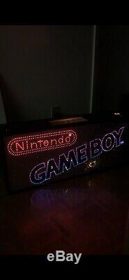 Nintendo Game Boy Fiber Optic Store Display Sign M90 Gameboy Ultra Rare