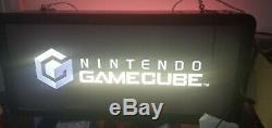 Nintendo Gamecube/Gameboy Ad Box Light Sign Translite Rare Vintage Store Display