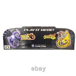 Nintendo Gamecube Retro Store Display Sign 05'(Super Mario Strikers, Pokemon XD)